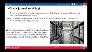 Journaling for Disaster Recovery in InterBase
