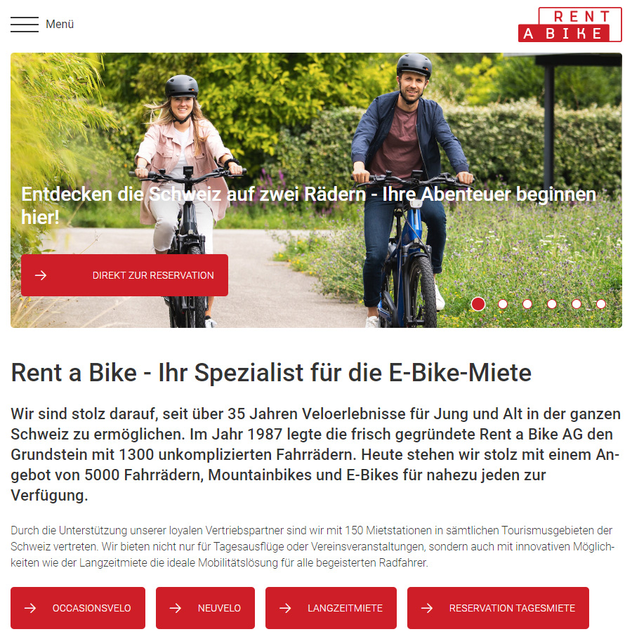 Rent a Bike - Switzerland