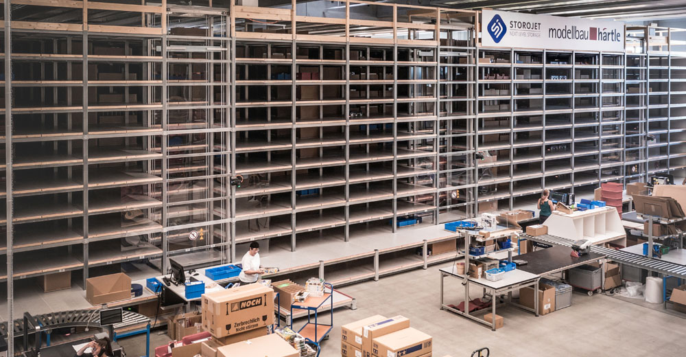 StoroJet Automatic Warehouse Shelving System