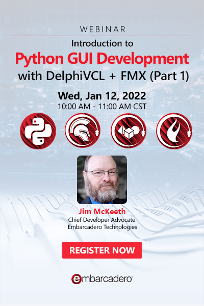 Introduction to Python GUI Development with DelphiVCL + FMX (Part 1)